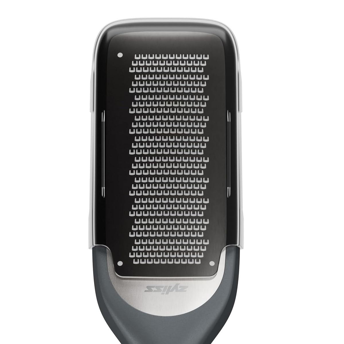 Zyliss Fine Grater Beluga Grey 280mm x 72mm x 24mm E900063 | Eco Handle