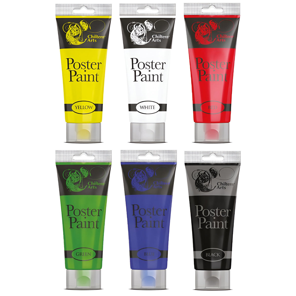 151 Chiltern Arts Poster Paint Tube Assorted Colours Pack of 1 ATS1067