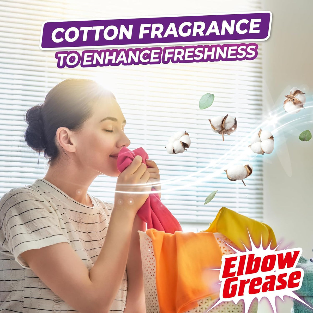 151 Elbow Grease Oxi Stain Remover Multicoloured 625g EG286 | Laundry Stain Remover Powder | Tough on Stains | Gentle on Fabrics | Free from Chlorine Bleach | Scoop Included | Oxy Laundry Booster for Cloths | Fabric Brightener | Laundry Treatment Powder