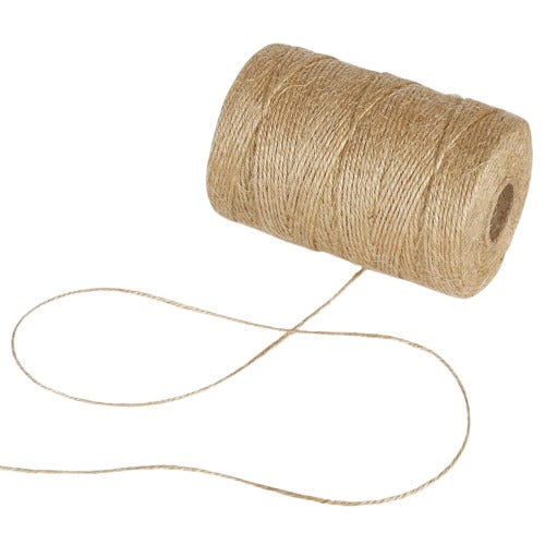 ProGarden Natural Jute Garden Rope Brown 65Mtr CY8954440 | Heavy Duty Twine | For Gardening-Plant Support and Crafting | Rope Touw | Garden Rope | Garden Accessories | Plant Support Rope | Plant Tying Rope | Decorative Rope | Craft Jute String | Natural Fibre Rope | Plant Tie Twine