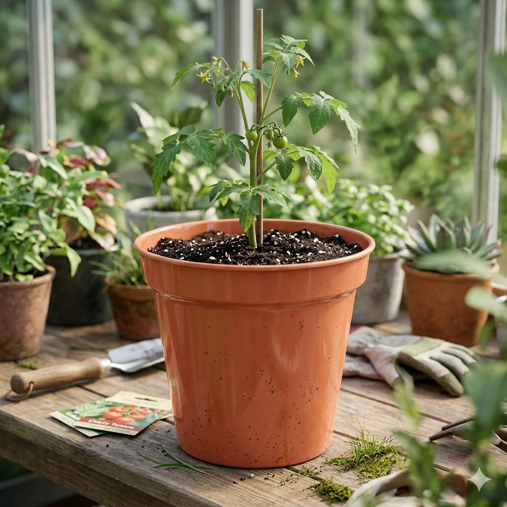 Whitefurze Basic Garden Pot Terracotta 20cm G040223
