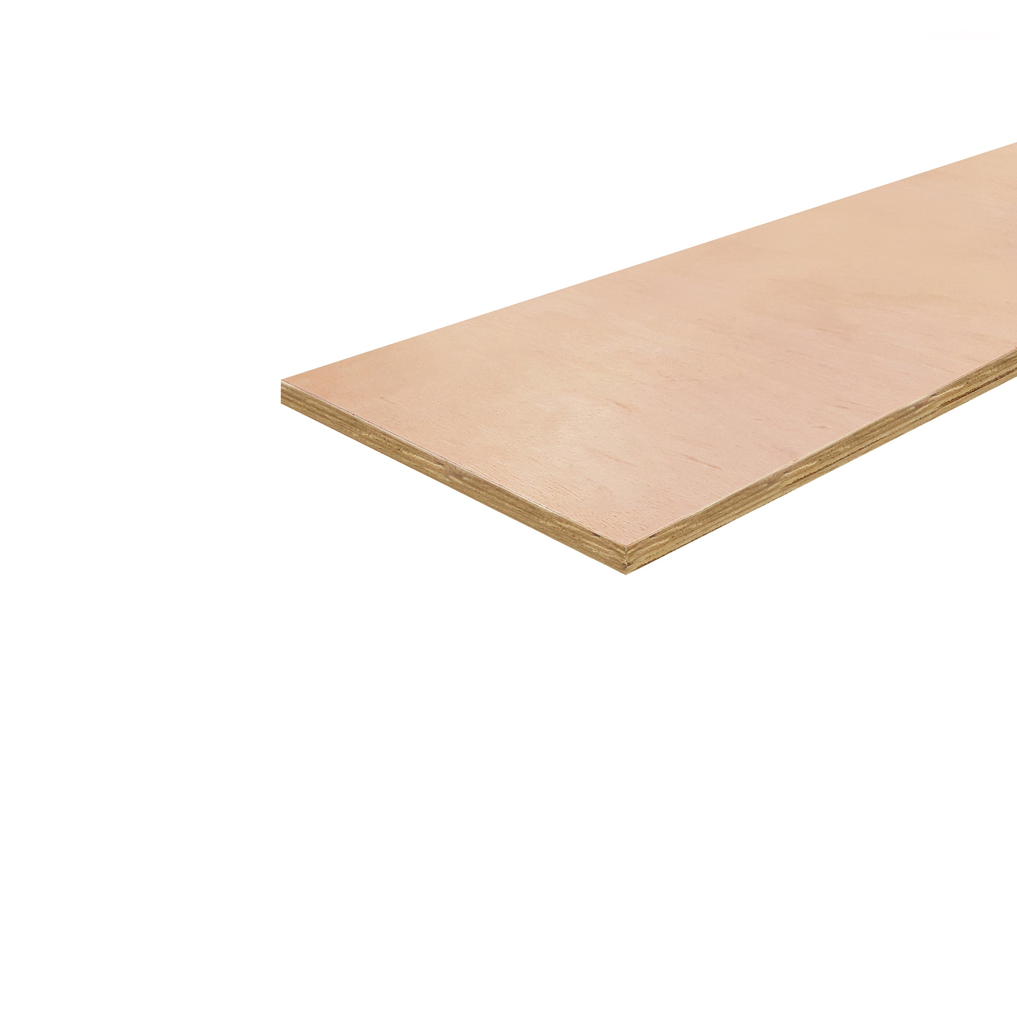 Cheshire Mouldings Hardwood Plywood Board Natural 1220mm x 610mm x 18mm PLY38 | CE Certified Engineered Sheet | Smooth Sanded Panel | Horizontal and Non Structural Board | DIY Board | Furniture Board | Internal Decking | Van Lining | Shelving Board | General Purpose Sheet Material