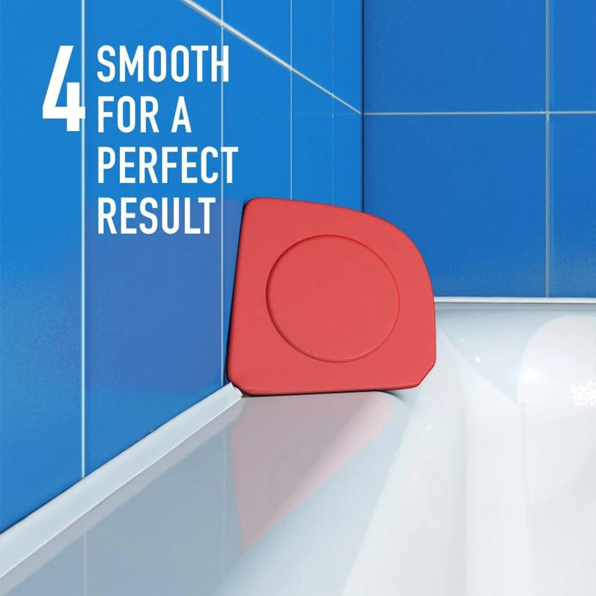 Henkel Unibond Anti Mould Kitchen and Bathroom Sealant Tube White 50ml 3036439 | Durable Silicone | Done in Minutes | Lasts For Years