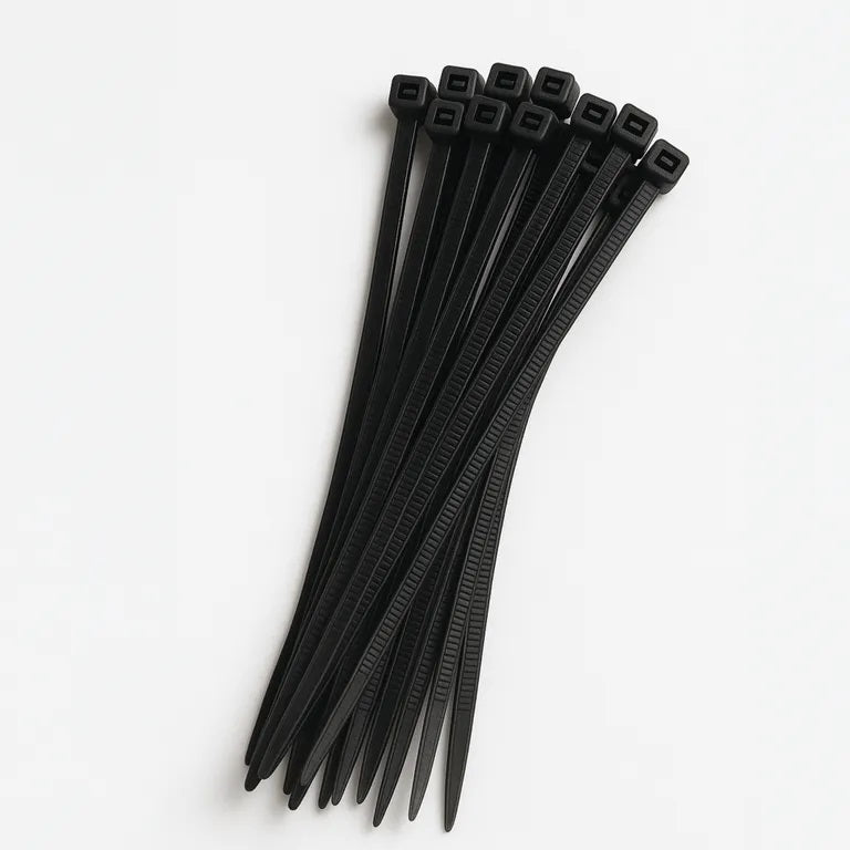 Dekton Heavy-Duty Multi Purpose Cable Ties Black 200mm x 4.8mm Pack of 80 DT70458 | Clic-Loc Technology | High Tensile Strength | Temperature Resistant | Self-Locking Teeth | For Indoor and Outdoor Use | UV Resistance | Bundle Diameter 50mm | Holds Up to