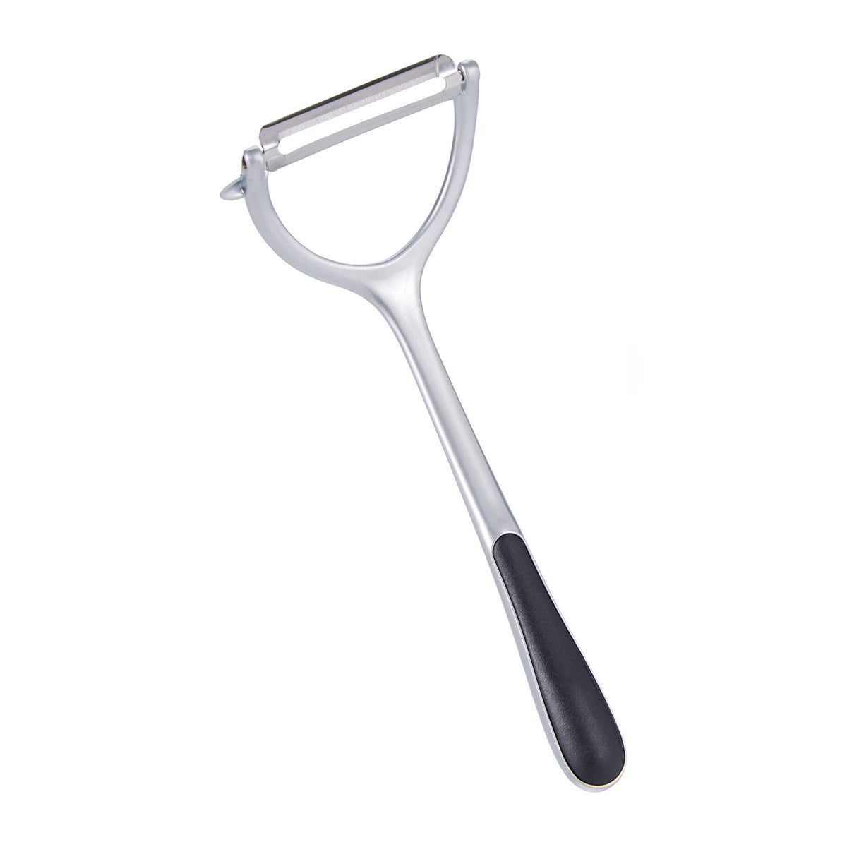 Excellent Houseware Stainless Steel Vegetable Peeler Light Grey 17.5cm CY5657950 | Ergonomic Y Shape Potato Peeler | Pairing Knife | Sharp Swivel Blade | Kitchen Peeling Tool | For Fruits and Vegetables | Handheld Peeler | Kitchen Tool | Cooking Utensil