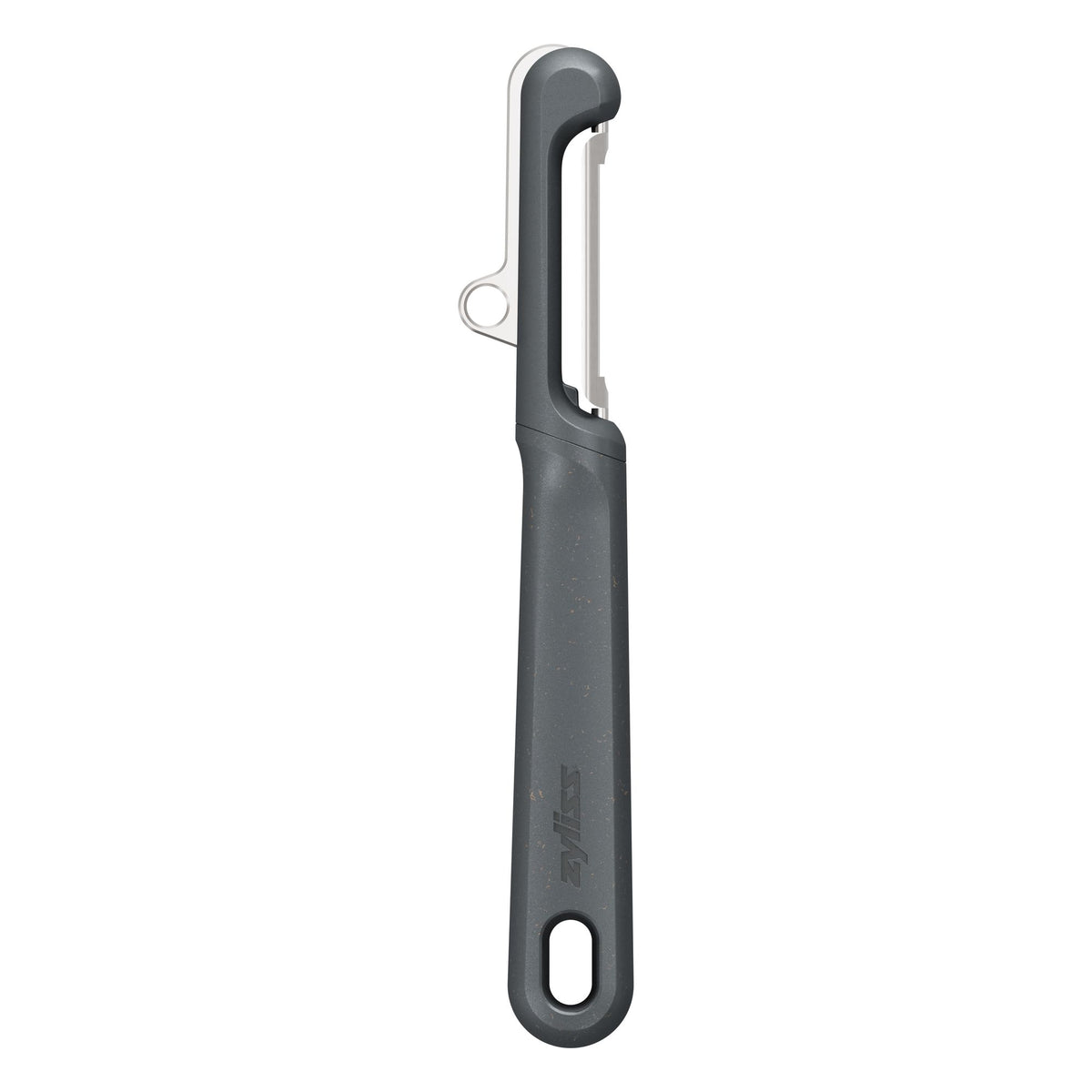 Zyliss Eco Handle Swivel Peeler Grey E950046 | Vegetable Peeler | Potato Peeler | Swivel Blade Peeler | Fruit Peeler | Eye Cutter and Scraper