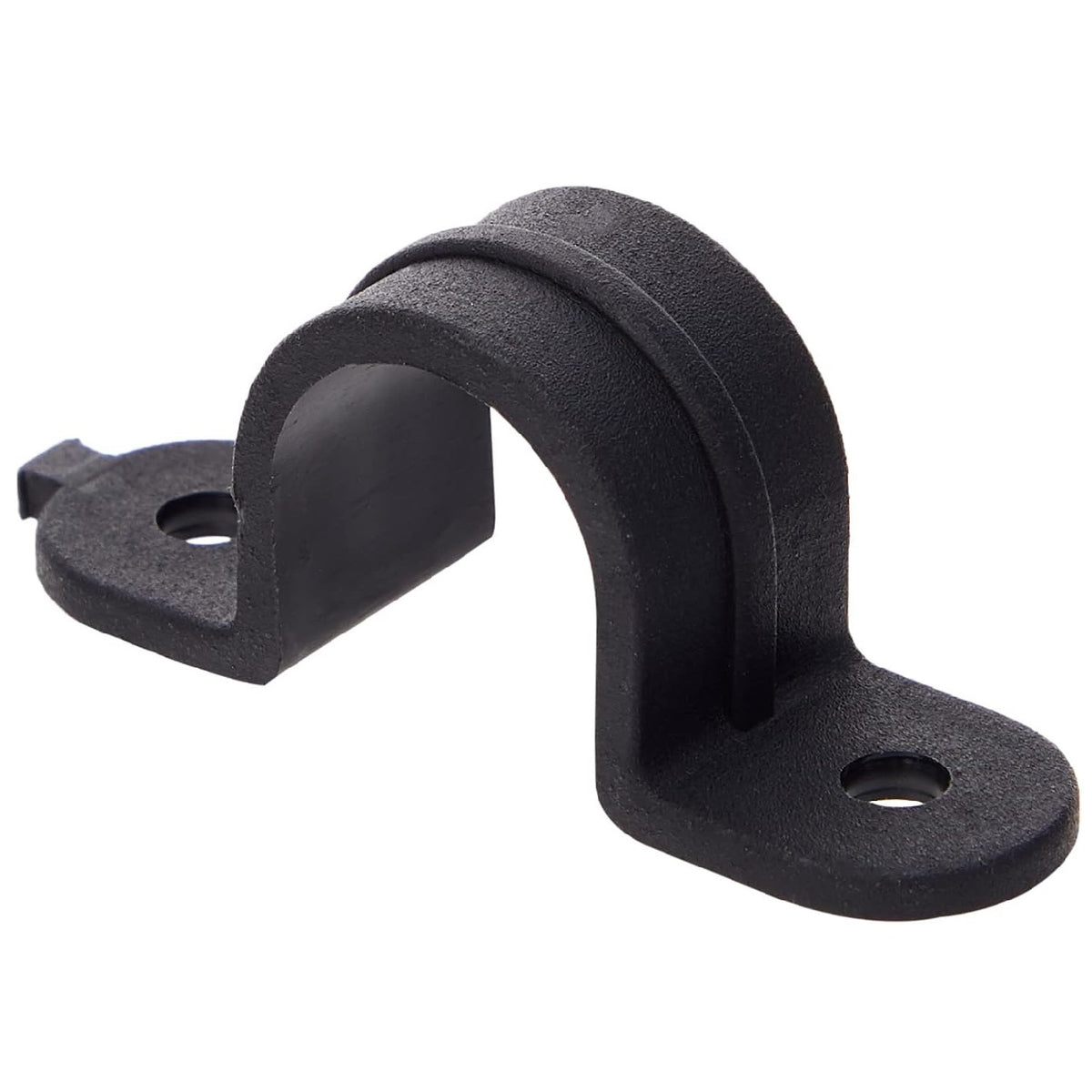 Hozelock Automatic Irrigation Supply Hose Wall Clips Black 13mm Pack of 10 2771 | Heavy Duty UV Stable Plastic Pipe Fasteners | Masonry Brick Fence Surface Conduit Mounts | Micro Drip Dosing Mainline Saddle Clamp | Supplied with Complete Fittings