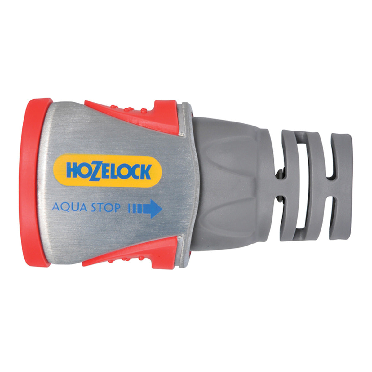 Hozelock Pro Metal Aquastop Hose Connector Multicolour 12.5mm-15mm 2035P0000 | Supplied With Complete Fittings | Irrigation Hose Connector | Heavy Duty Hose Connector | Hose Pipe Connector