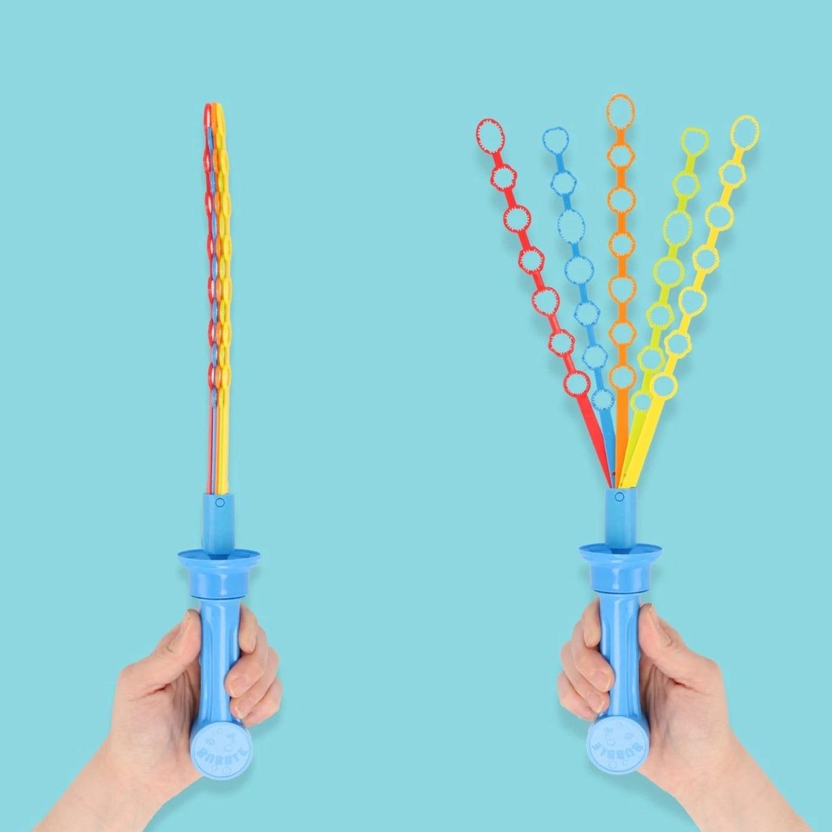 Henbrandt Bubble Sword Assorted 150ml R50058 | 5 Wands | Outdoor Bubble Toy | Bubble Party Toy | Birthday Party Toy | Bubble Maker | Bubble Wand | Bubble Fun Toy | Bubble Blower | Bubble Play Set