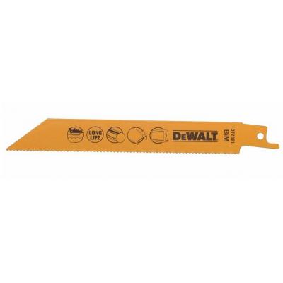 Dewalt Cobalt Steel Metal Cutting Power Saw Blades Yellow 1.8mm x 152mm 5Pk DT2361