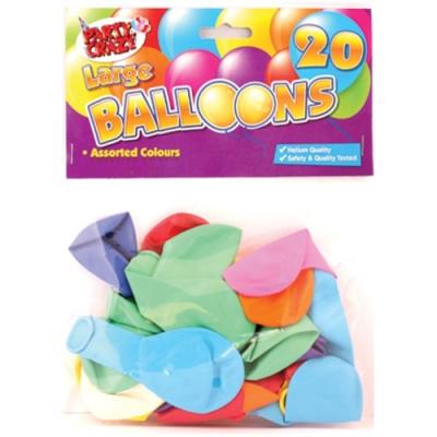 Tallon Assorted Shapes and Coloured Helium Fun Celebration Balloons 20Pk 5701