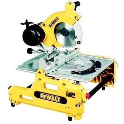 Dewalt Combination Flip Over Saw Yellow and Silver 250mm 115V 2000W DW743N