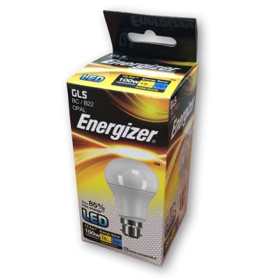 Energizer Energy Saver Non-Dimmable GLS BC B22 LED Bulb Warm White 12.5W S8865