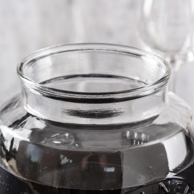 Kilner Push Top Glass Storage With Silicone Seal For Freshness Clear 4Ltr 0025.743
