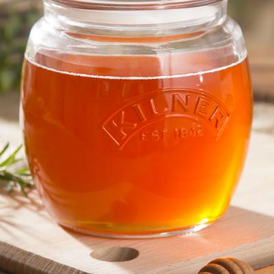 Kilner Push Top Glass Storage With Silicone Seal For Freshness Clear 0.85Ltr 0025.741
