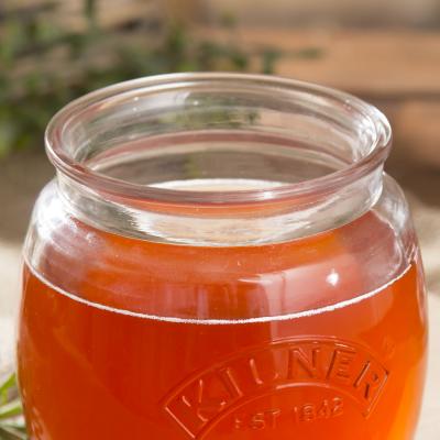 Kilner Push Top Glass Storage With Silicone Seal For Freshness Clear 0.85Ltr 0025.741