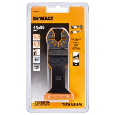 Dewalt Titanium Multi-Tool Wood and Metal Blade Black 44mm x 55mm DT20702