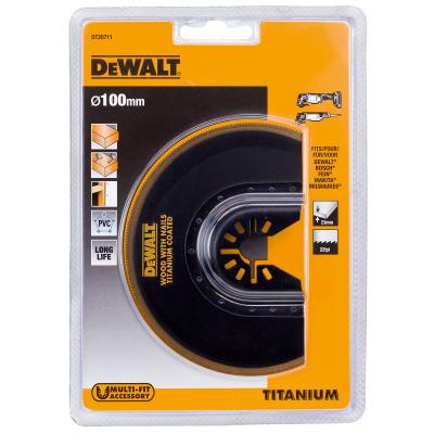 Dewalt Multi-Tool Titanium Flush Cut Blade Black 100mm DT20711