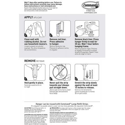 Command Wire Backed Picture Hanging Hook White 17041