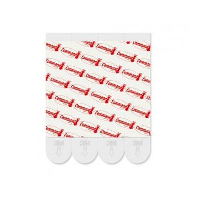 Command White Medium Self Adhesive Damage-Free Water-Resistant Dishwasher Safe Hanging Designer Hooks and Strips Holds 1.3Kg / 3lb 17081ES