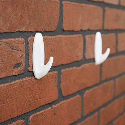 Command White Medium Self Adhesive Damage-Free Water-Resistant Dishwasher Safe Hanging Designer Hooks and Strips Holds 1.3Kg / 3lb 17081ES