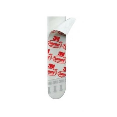 Command Faux Brushed Nickel Medium Self Adhesive Damage-Free Indoor Hanging Designer Hook Holds and Strips 1.3Kg / 3lb 17081BN