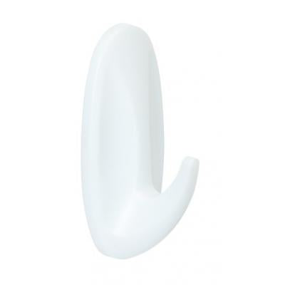 Command Self Adhesive Damage-Free Indoor Hanging Designer Hooks and Strips Holds and Strips White Small 450g/1lb 17082ES