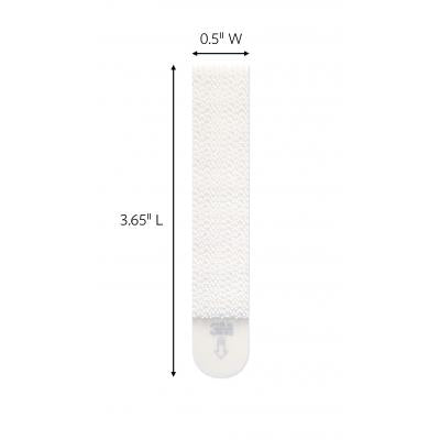 Command White Narrow Self Adhesive Damage-Free Picture Hanging Removable Strips Holds 12lbs/5.4Kg 17207-ES