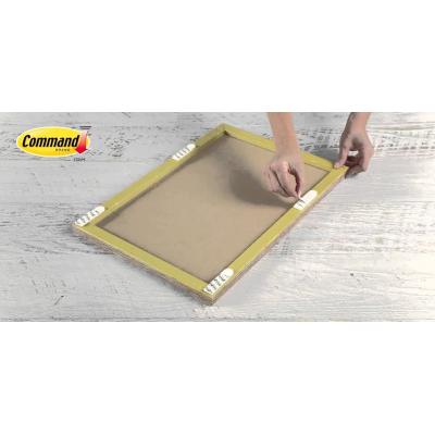 Command White Narrow Self Adhesive Damage-Free Picture Hanging Removable Strips Holds 12lbs/5.4Kg 17207-ES