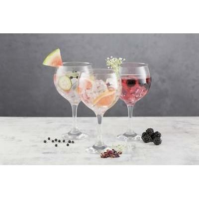 Ravenhead Entertain Transparent Gin Balloon Cocktail Bowl Wine Serving Drinks Glasses Set of 6 For The Price of 4 55cl 0041.627