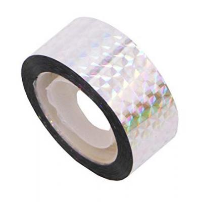 Tallon 6 Rolls Colourful Decorative Adhesive Glitter Holographic Tape Dispenser for Xmas Presents Crafts Scrap Book 3m x 12mm 8476