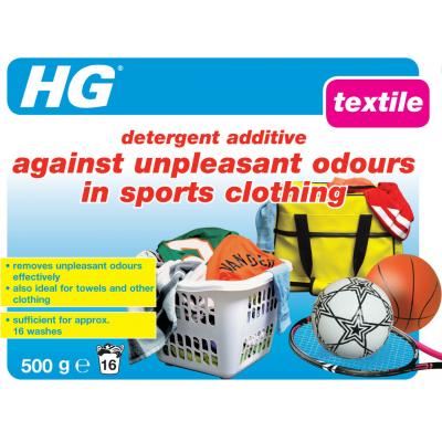HG Detergent Additive Against Unpleasant Odours In Sports Clothing Sufficient for 16 Washes Multicolour 500g 133050106