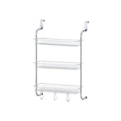 Bravo Nippon Three-Tier Wall Mountable Shower Rack Chrome 46.5cm x 24.5cm x 68.5cm BN1167