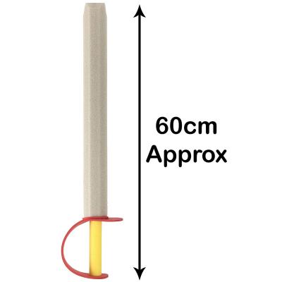 HTI Toys Pirates Foam Play Sword Unisex Kids Costume Dress Up Halloween Cosplay Birthday Gift 60cm Pack of 1 1373375