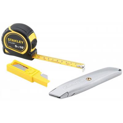 Stanley Assorted Retractable knife Blades and Tape Measure Pack STHT-10099