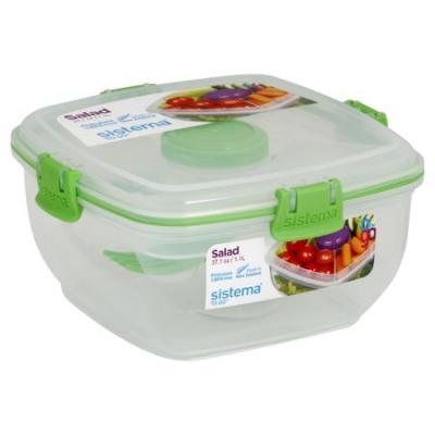 sistema-clip-it-to-go-salad-box-clear-1.1ltr-21356