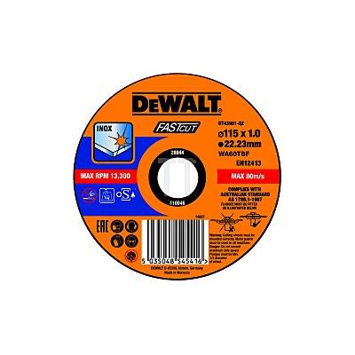 Dewalt 13300 RPM Thin Long Life Cut Multicoloured 115 x 1.6mm 14927