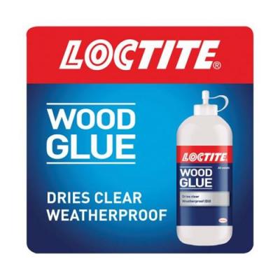 Henkel Loctite All Wood Surface Use Weatherproof Wood Glue Clear 225g 2546757