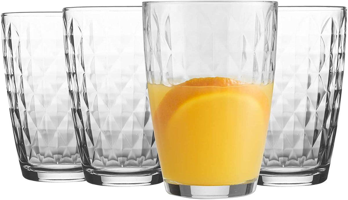 Ravenhead Essentials Jewel Hiball Glasses Clear 38cl 4Pk 0040-475