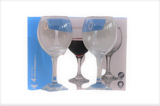 Ravenhead Essentials Strong and Durable Wine Glasses Clear 29cl Set of 4-Pieces 0040.493