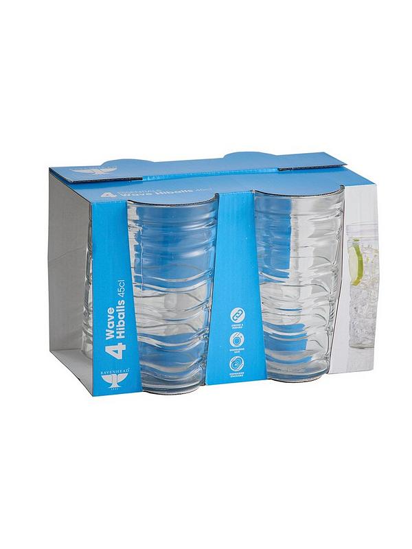 The Rayware Group Ravenhead Strong And Durable Essentials Wave Hiball Clear 45CL 4Pk 0040.491