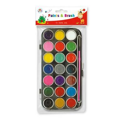 Ig Design Group Kids Create 21 Paint And Brush Set Assorted PIU-3