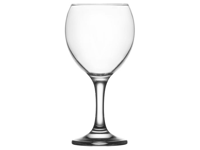 Lav Misket Collection Wine Glasses Set Clear 260cc Set of 6-Pcs MIS552 