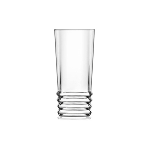 Lav Elegan Collection Exotic Dazzles Long Glasses Set Clear 335cc 11.25oz Set of 3-Pcs ELG379