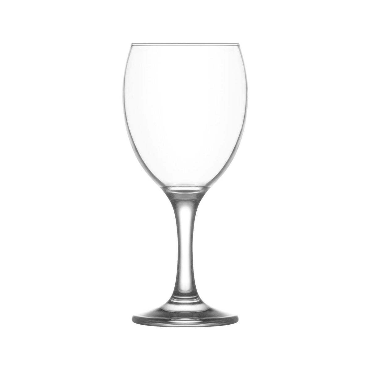 Lav Empire Collection Party Time Wine Glasses Set Clear 340cc 11.5oz Pack of 6-Pcs EMP568