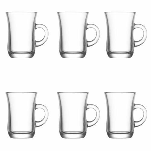 Lav Yudum Tea Glass Clear 95cc 6Pk YUD402