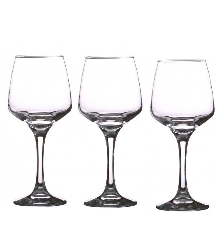 Lav Lal Glasses Stemware Clear 295cc 3Pk LAL558