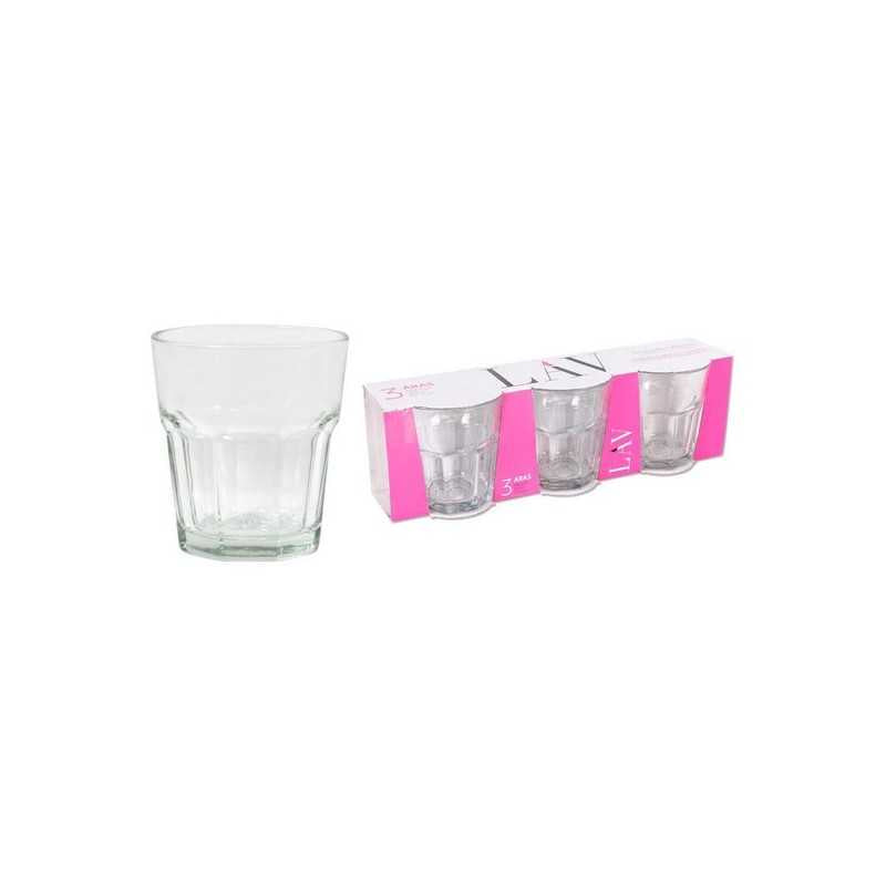 Lav Aras Essential Classics Tumbler Clear 365cc 3Pk ARA265