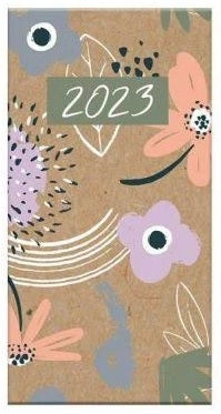 IG Design Group Floral Design Pocket Diary 2023 15.5cm x 8cm Approx FSCKRPL23
