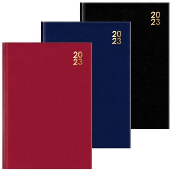 IG Design Group Red Hardback Diary 2023 A4 Size FSCBASB23
